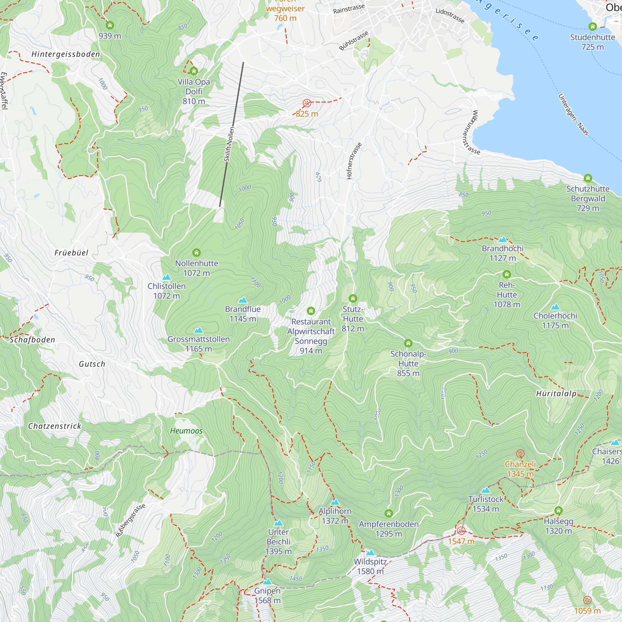 Restaurant Alpwirtschaft Sonnegg map