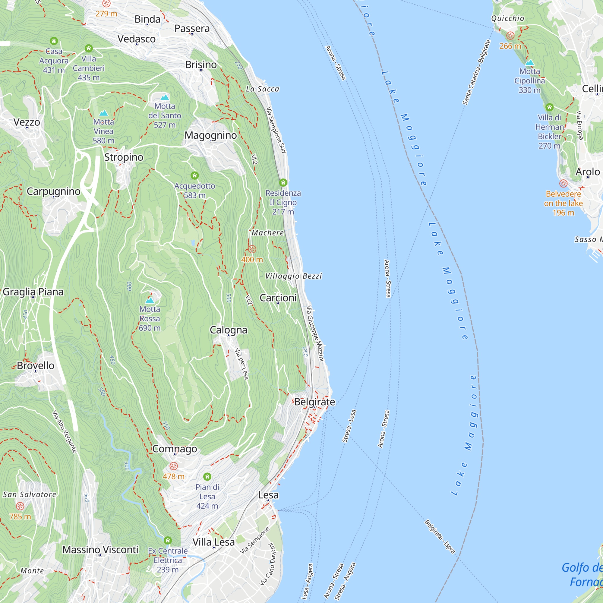 Relais Casali della Cisterna map