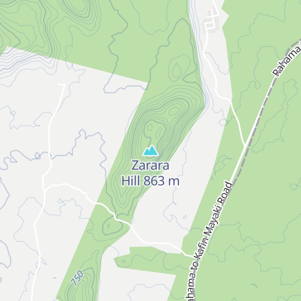 Map of Zarara Hill