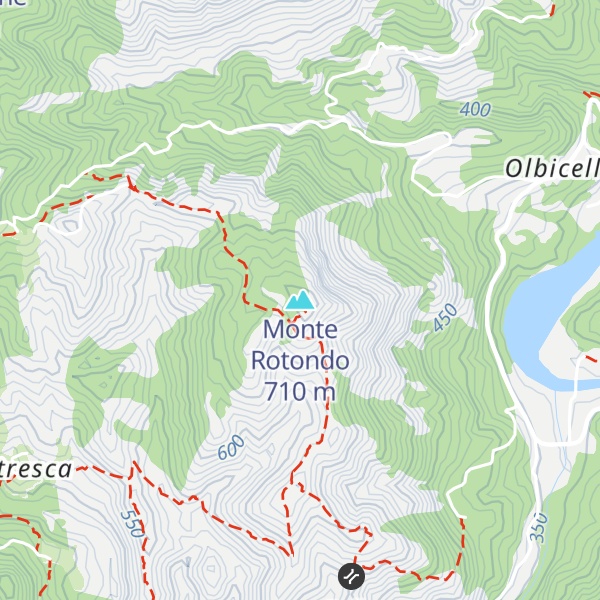 Map of Monte Rotondo