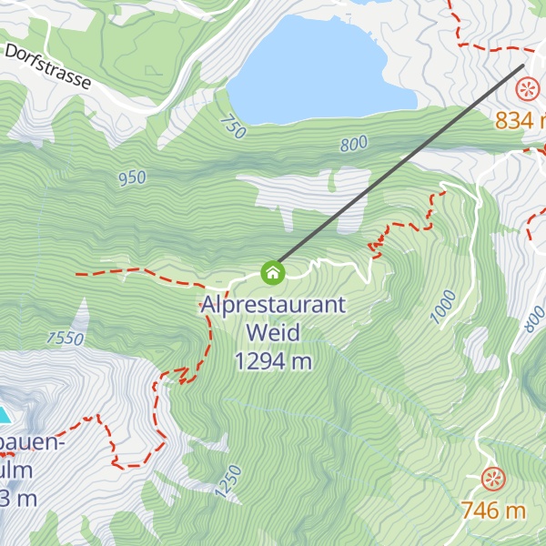 Map of Alprestaurant Weid
