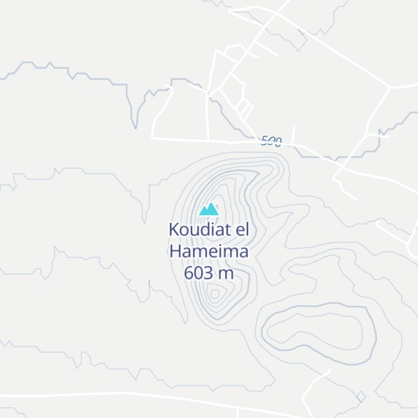 Map of Koudiat el Hameima