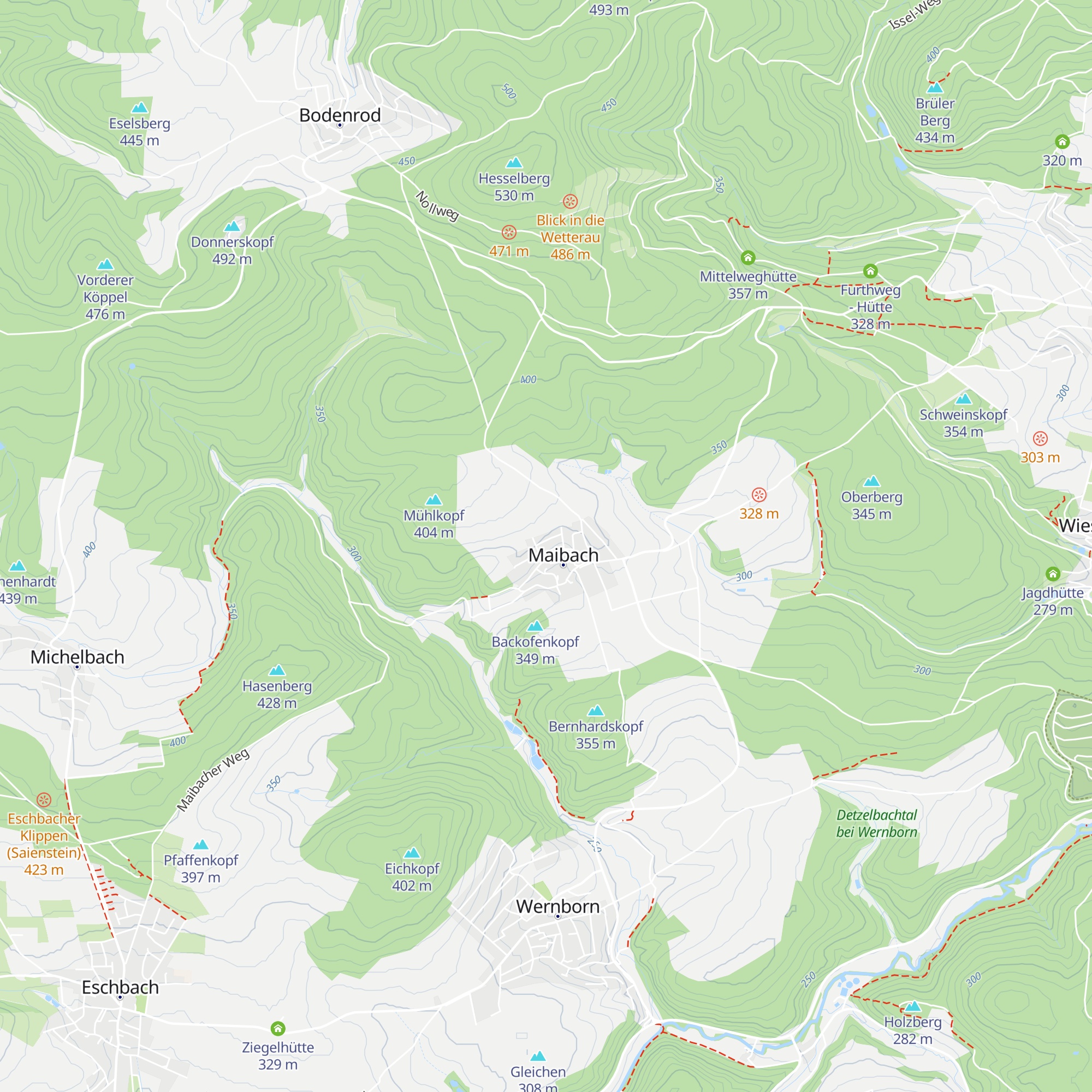 Ehml. Minigolfplatz Hütte map