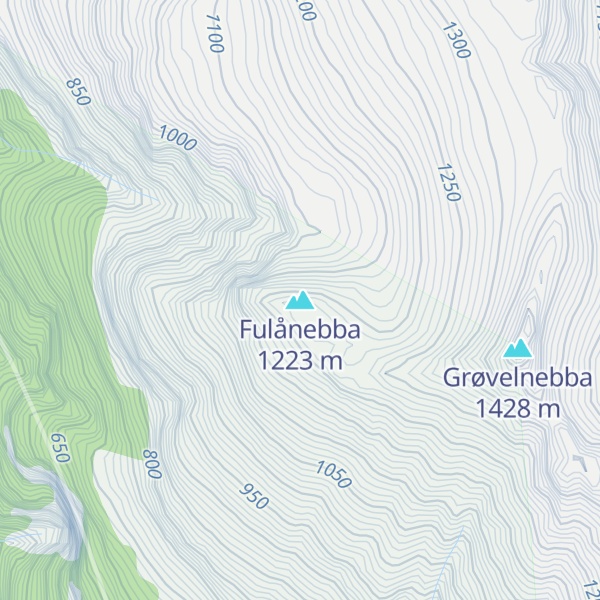 Map of Fulånebba