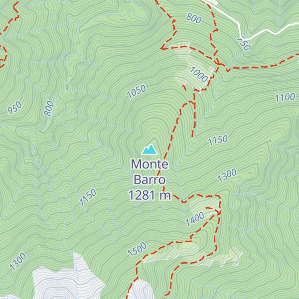 Map of Monte Barro