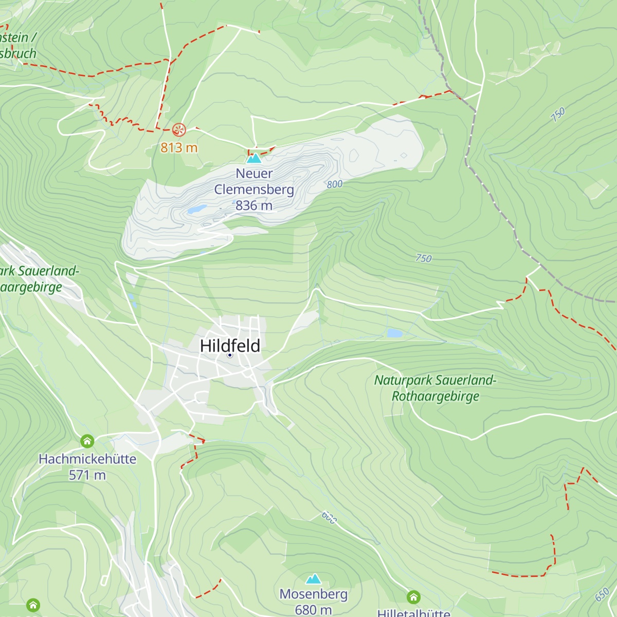 Clemensberghütte map