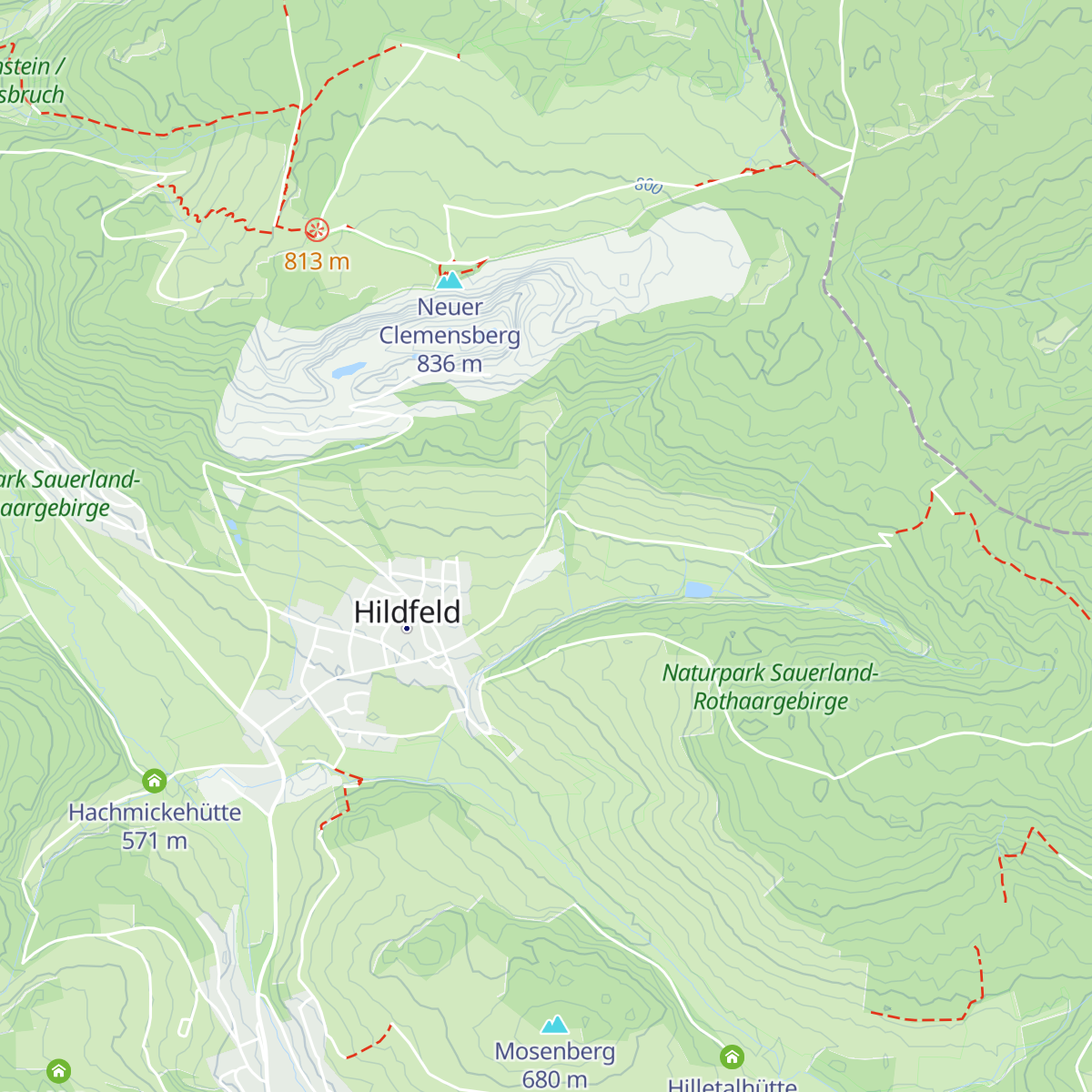 Clemensberghütte map