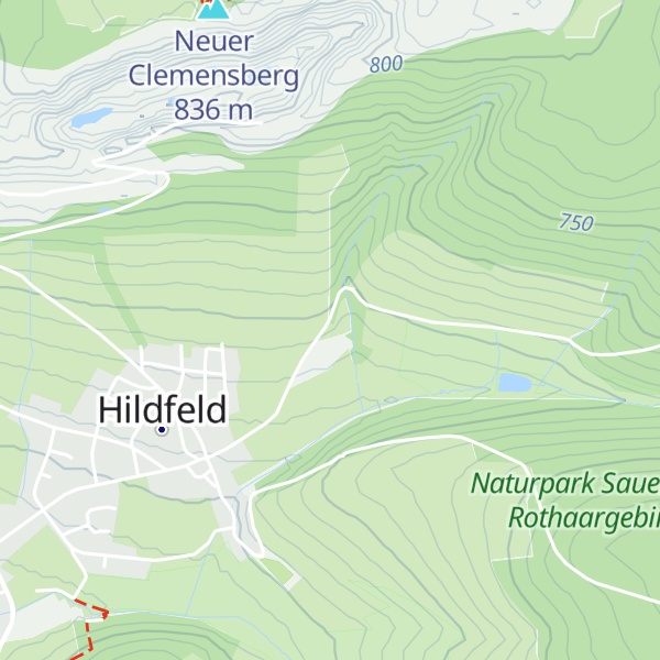 Map of Clemensberghütte