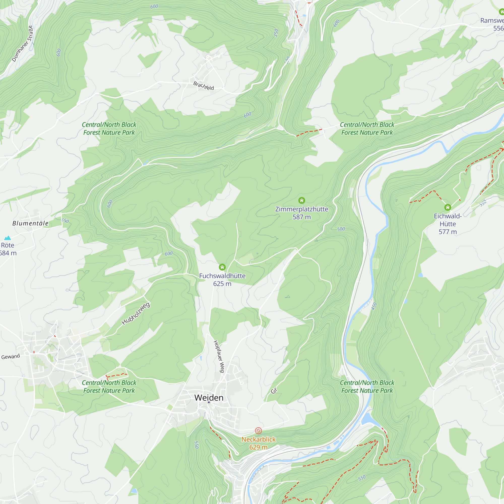 Hubertushütte map