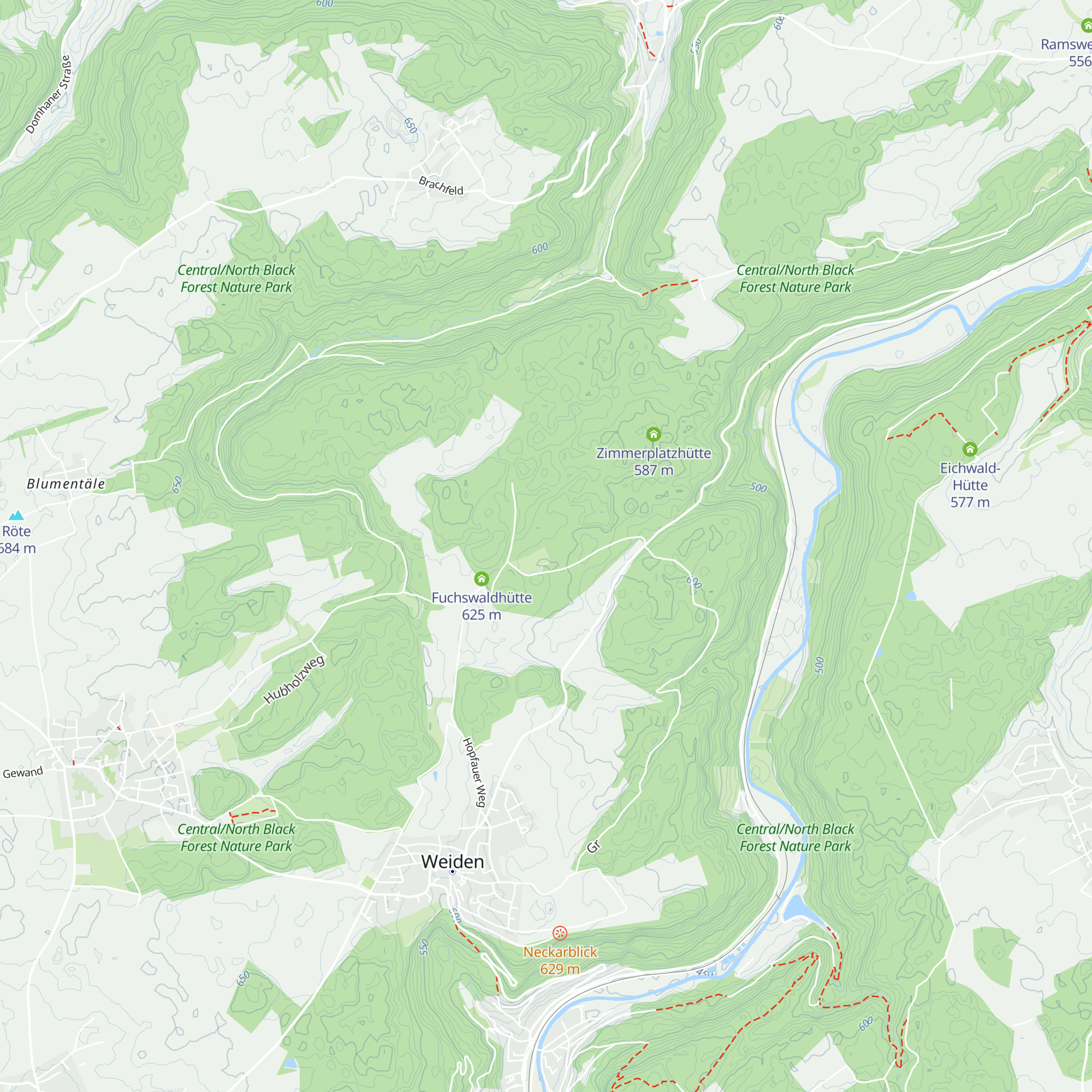 Hubertushütte map