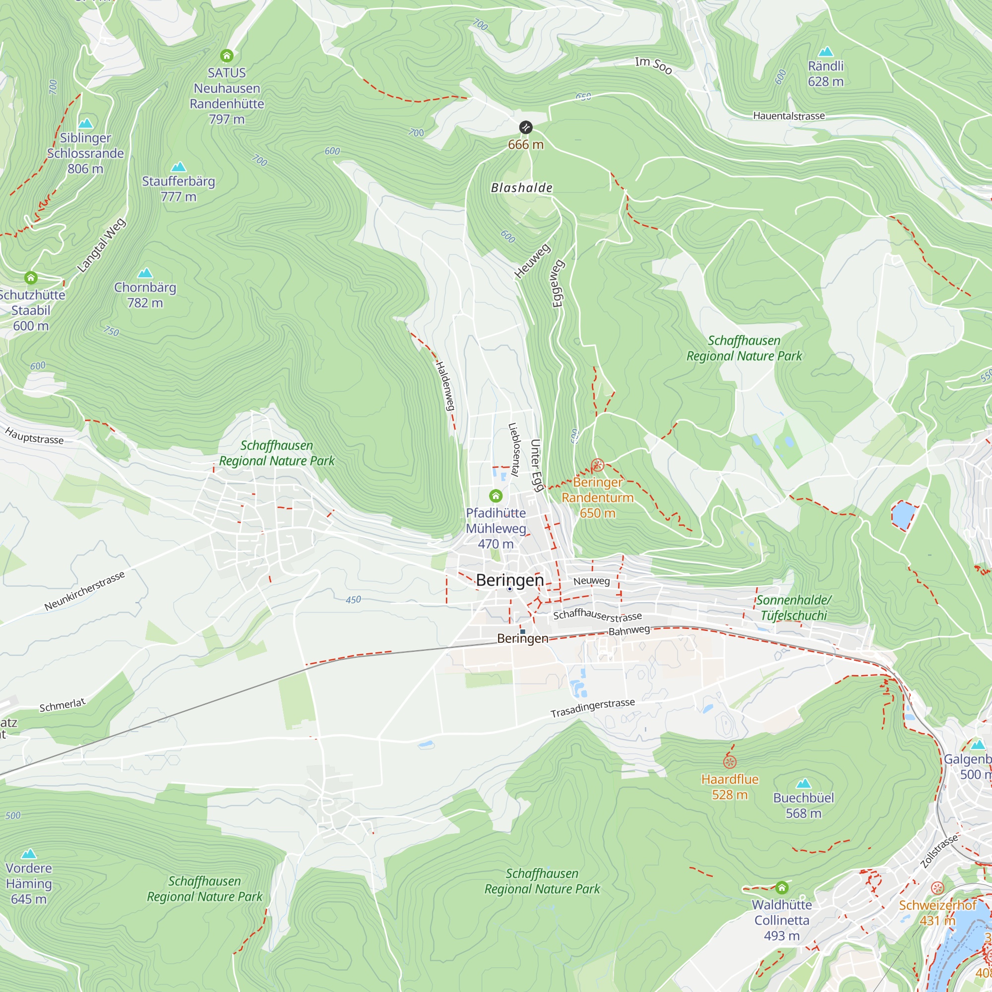 Pfadihütte Mühleweg map