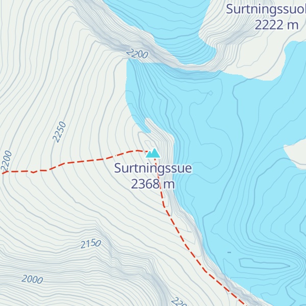 Map of Surtningssue