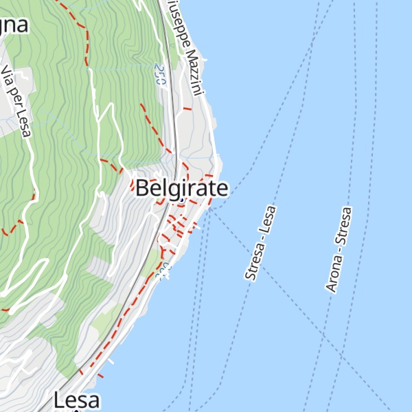 Map of Ufficio turistico di Belgirate