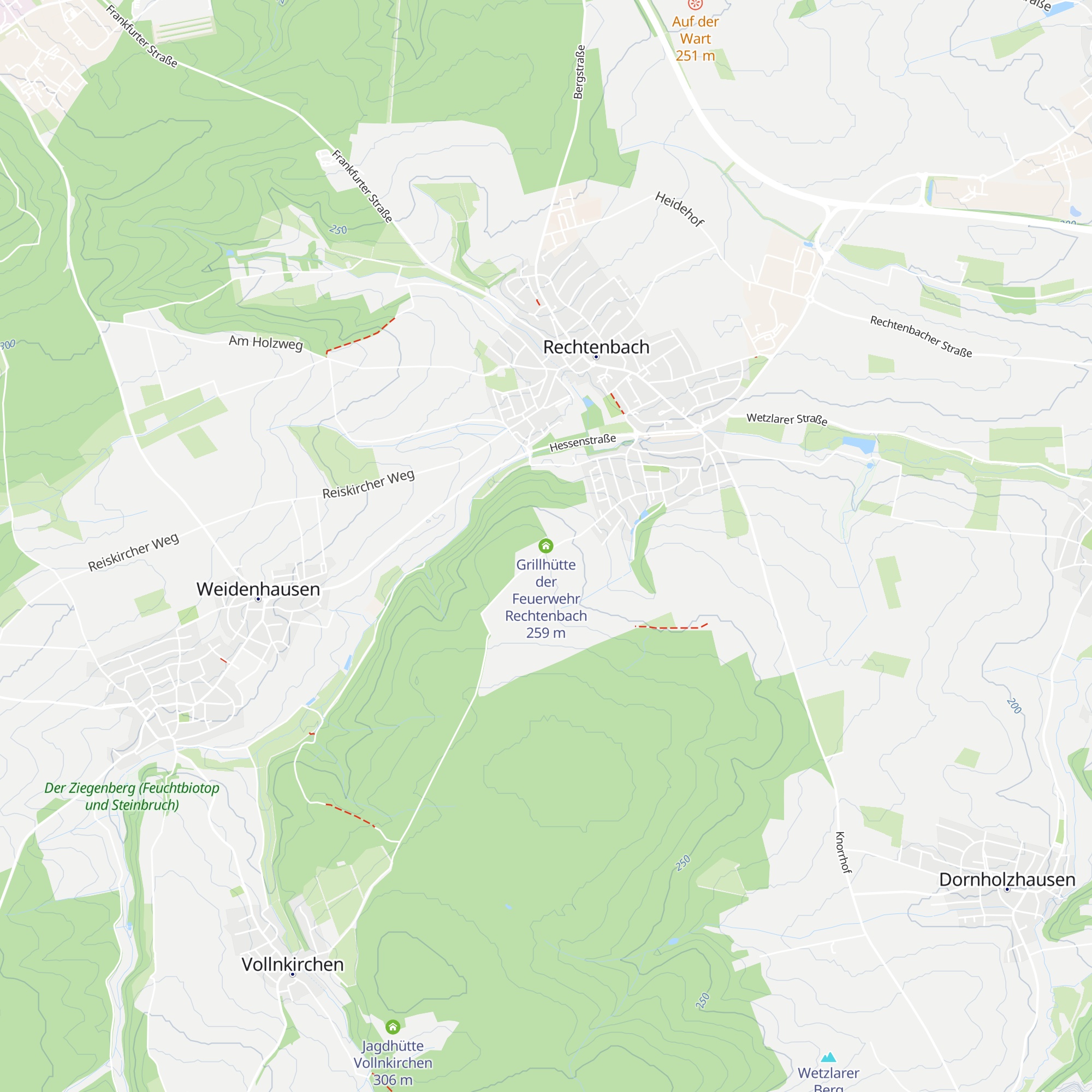 Grillhütte der Feuerwehr Rechtenbach map