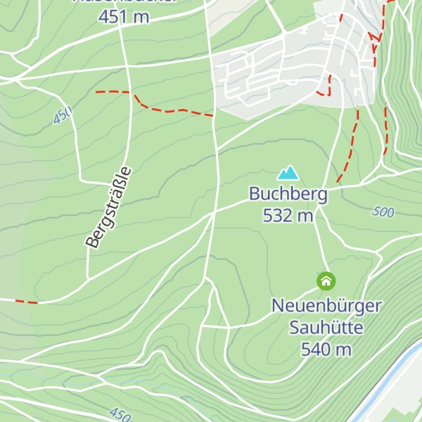 Map of Arnbacher Blockhütte