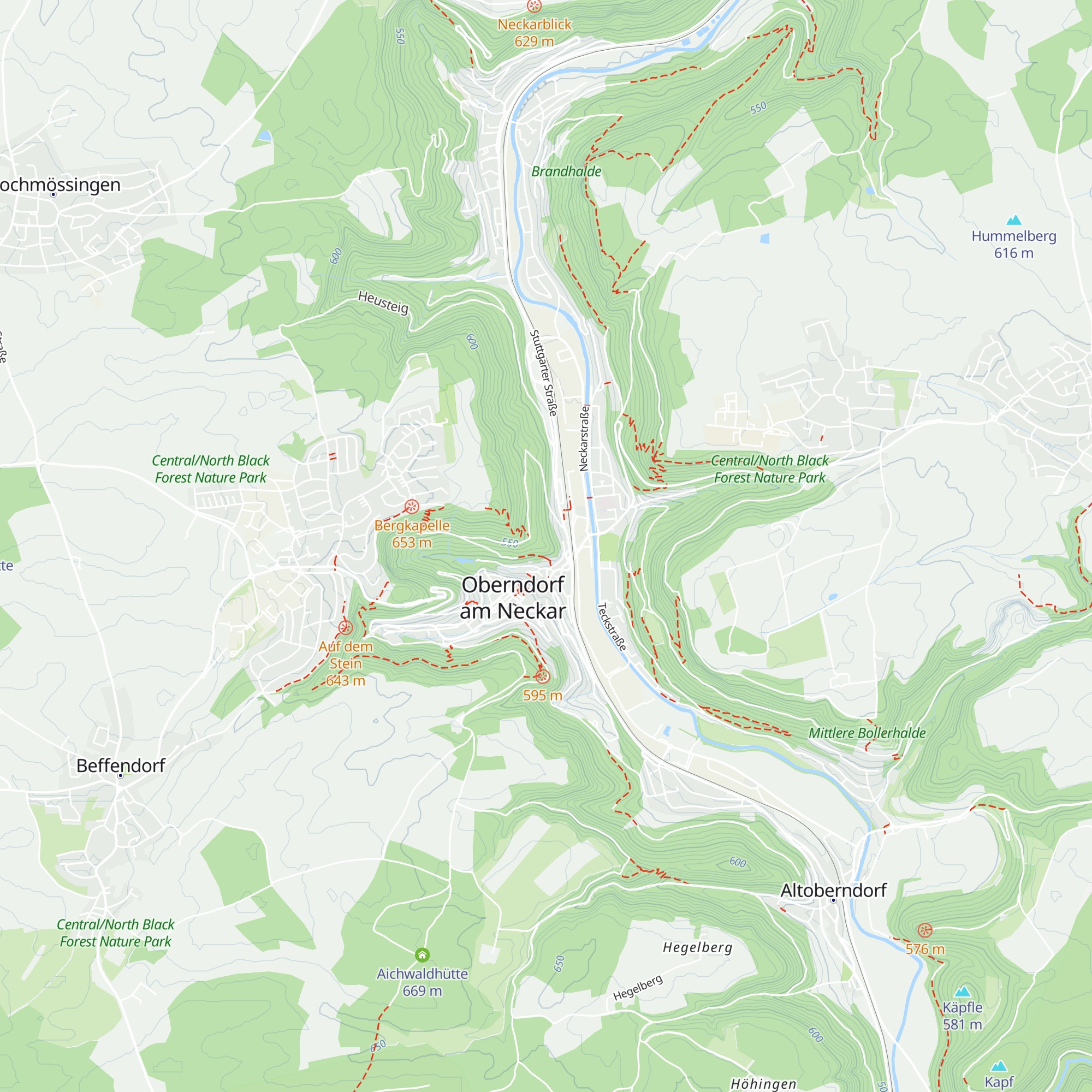 Kapfhütte map