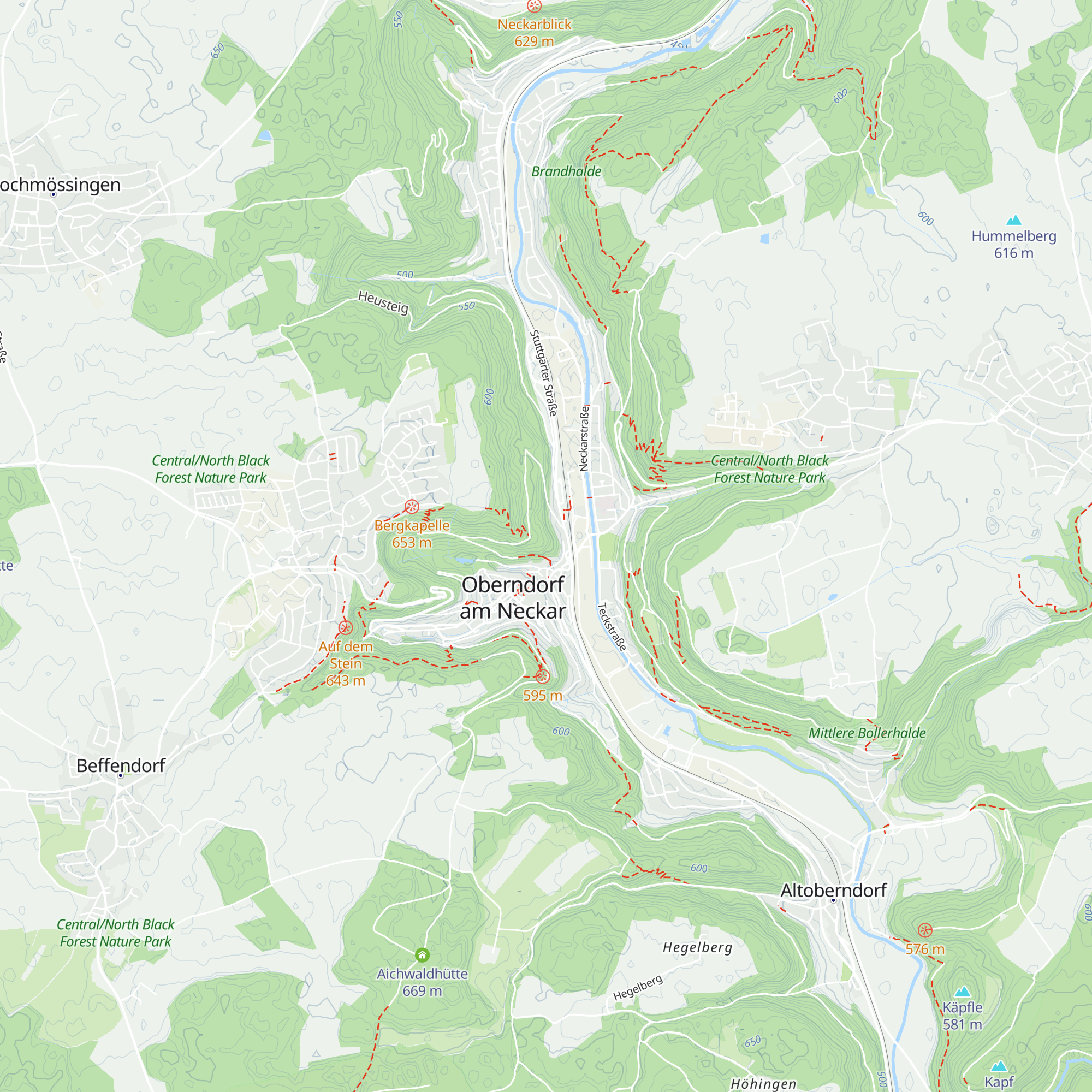 Kapfhütte map