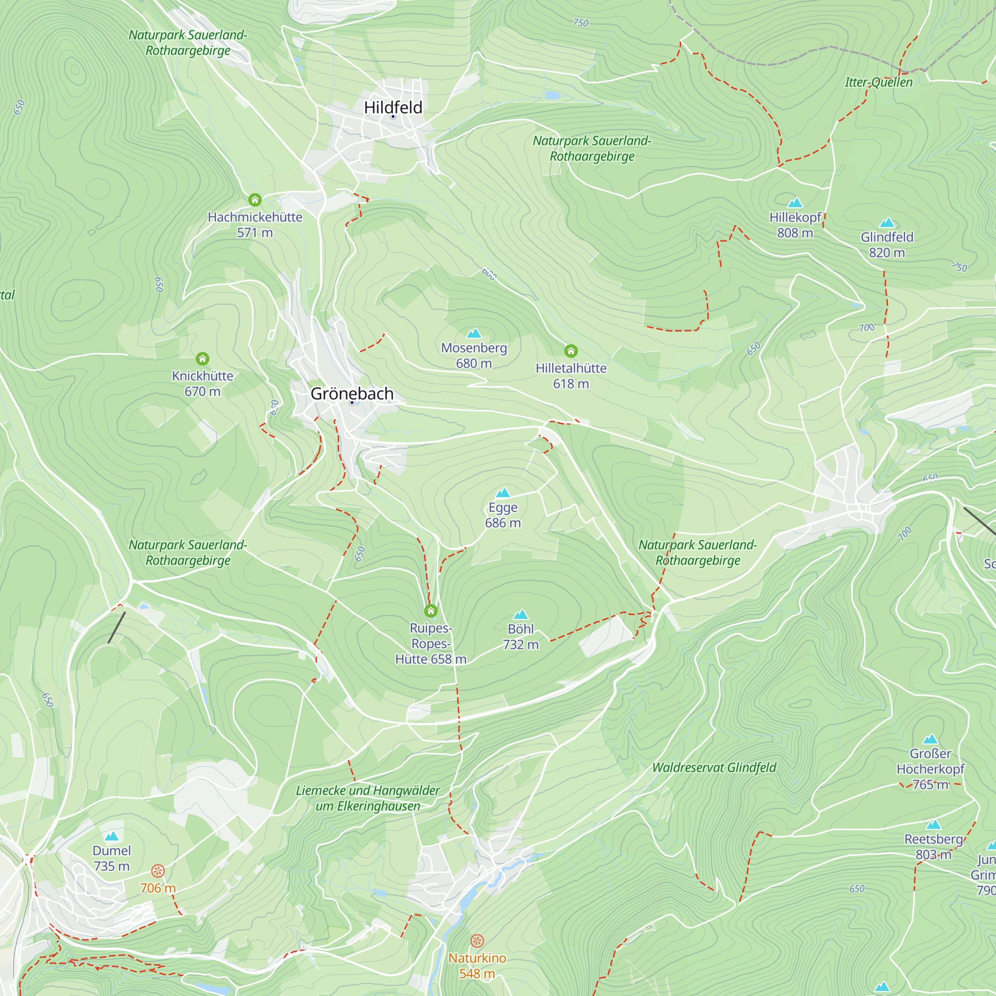 Eggekopfhütte map
