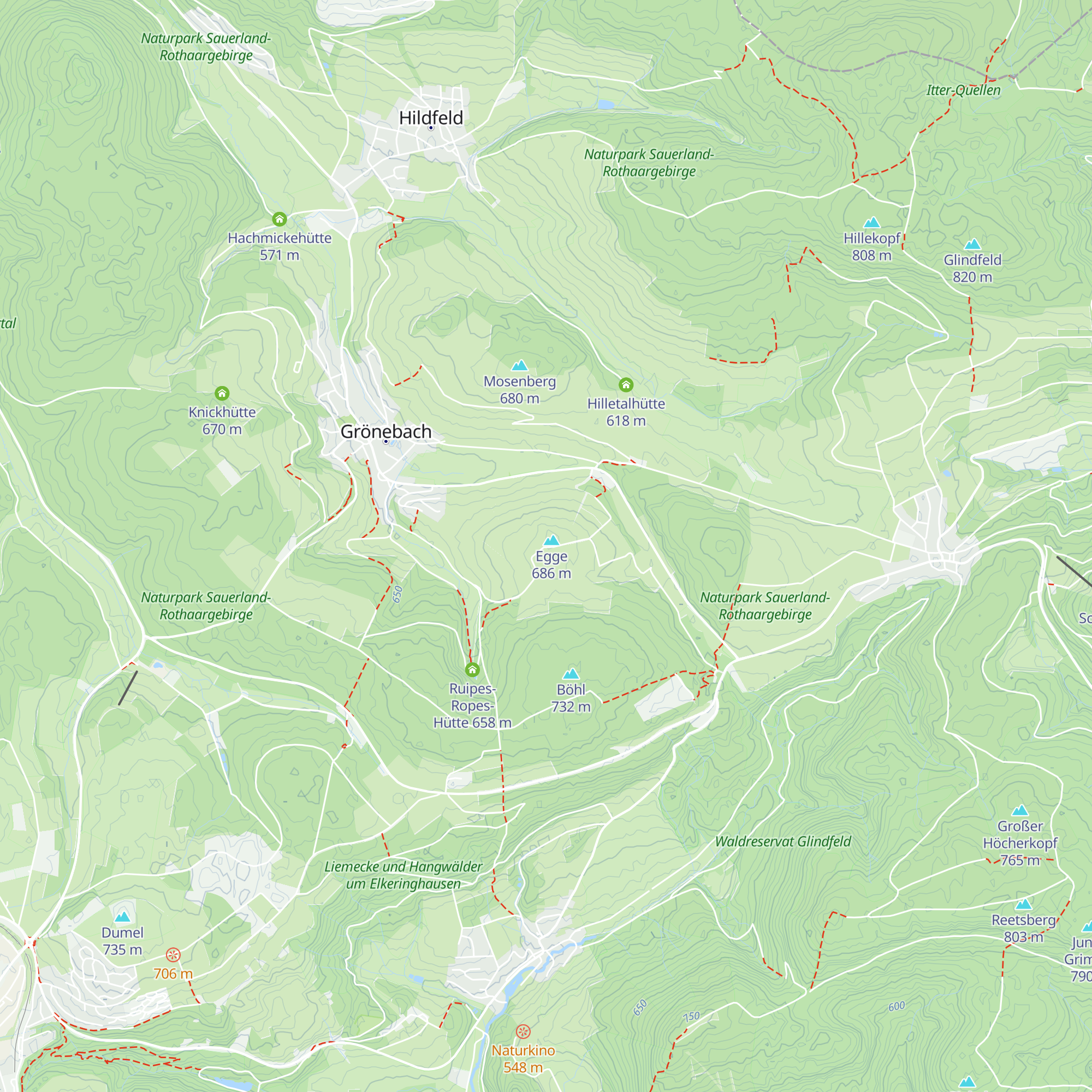 Eggekopfhütte map