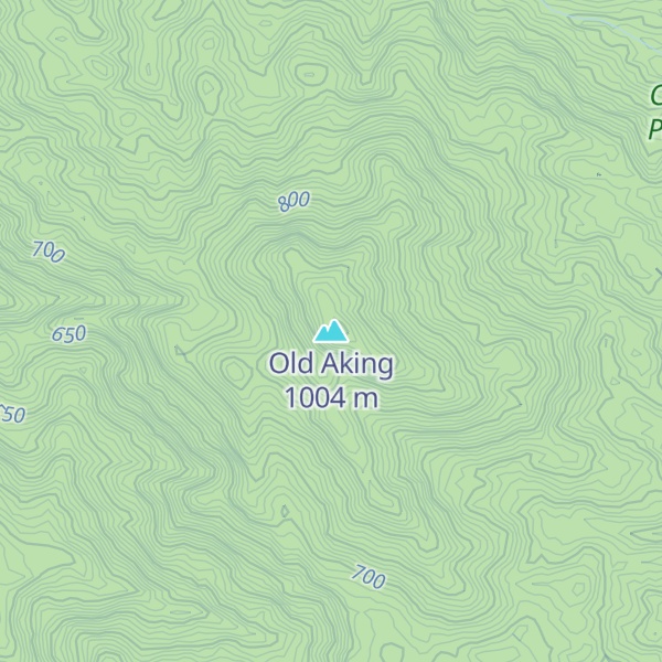Map of Old Aking