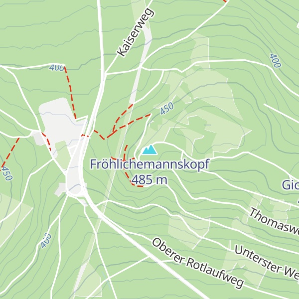 Map of Fröhlichemannskopf