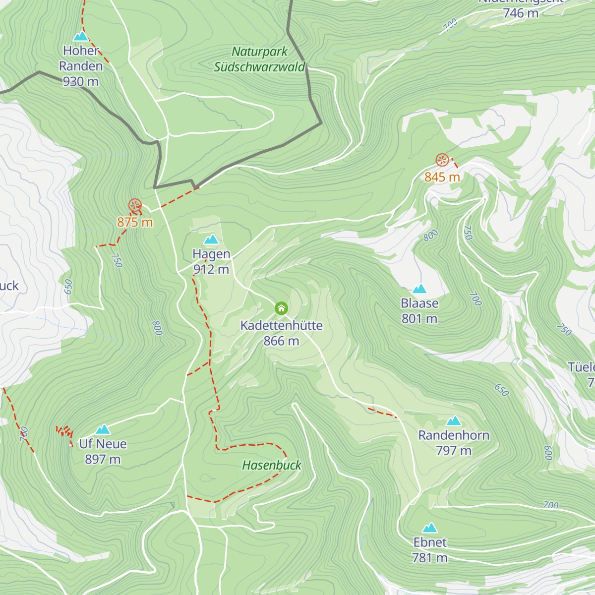 Radfahrerhütte map