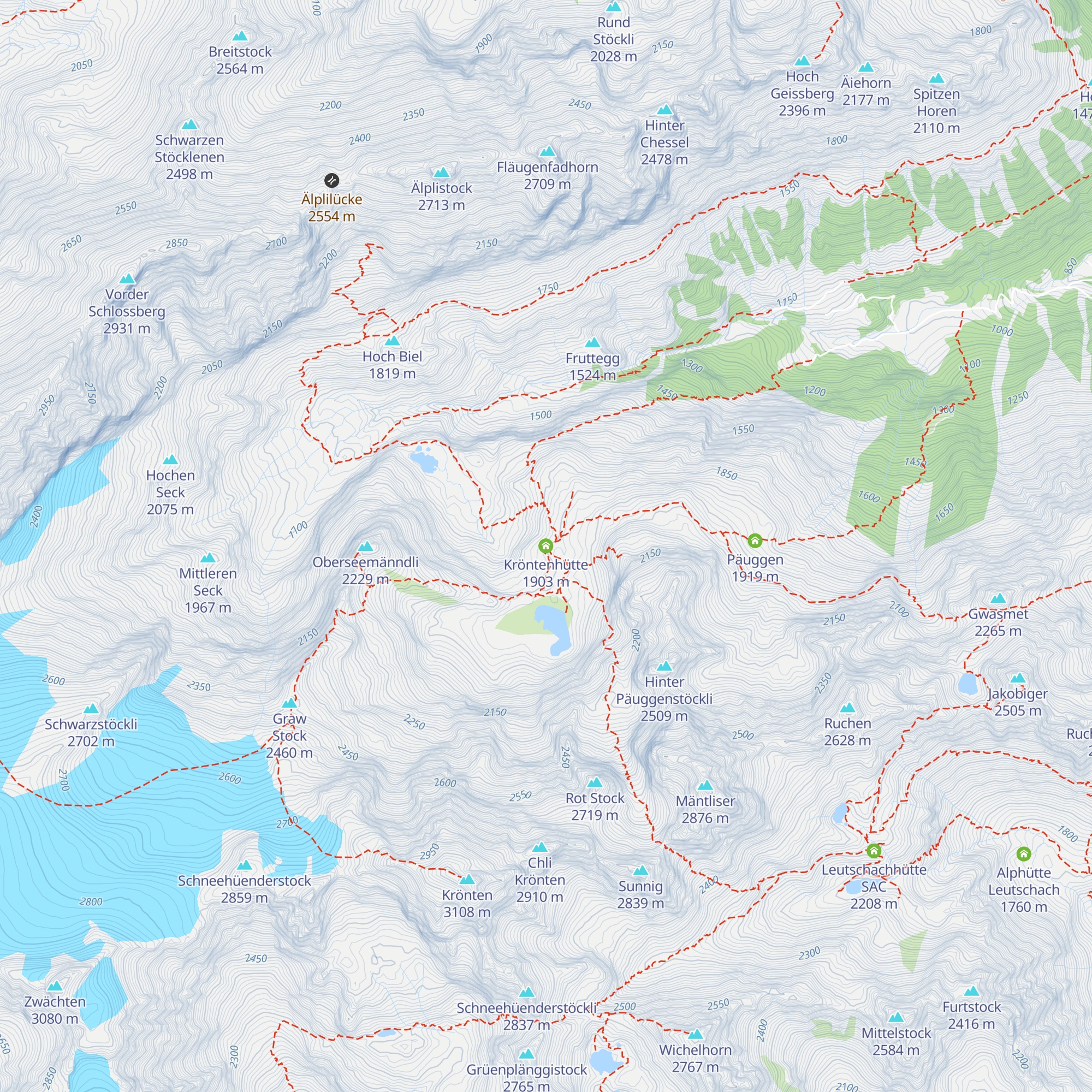 Kröntenhütte map
