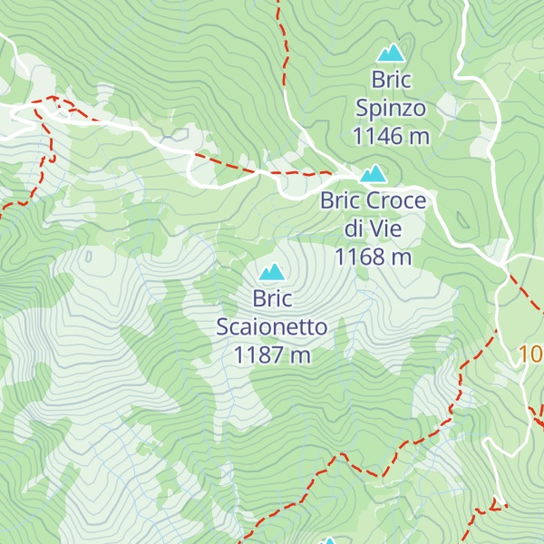 Map of Bric Scaionetto