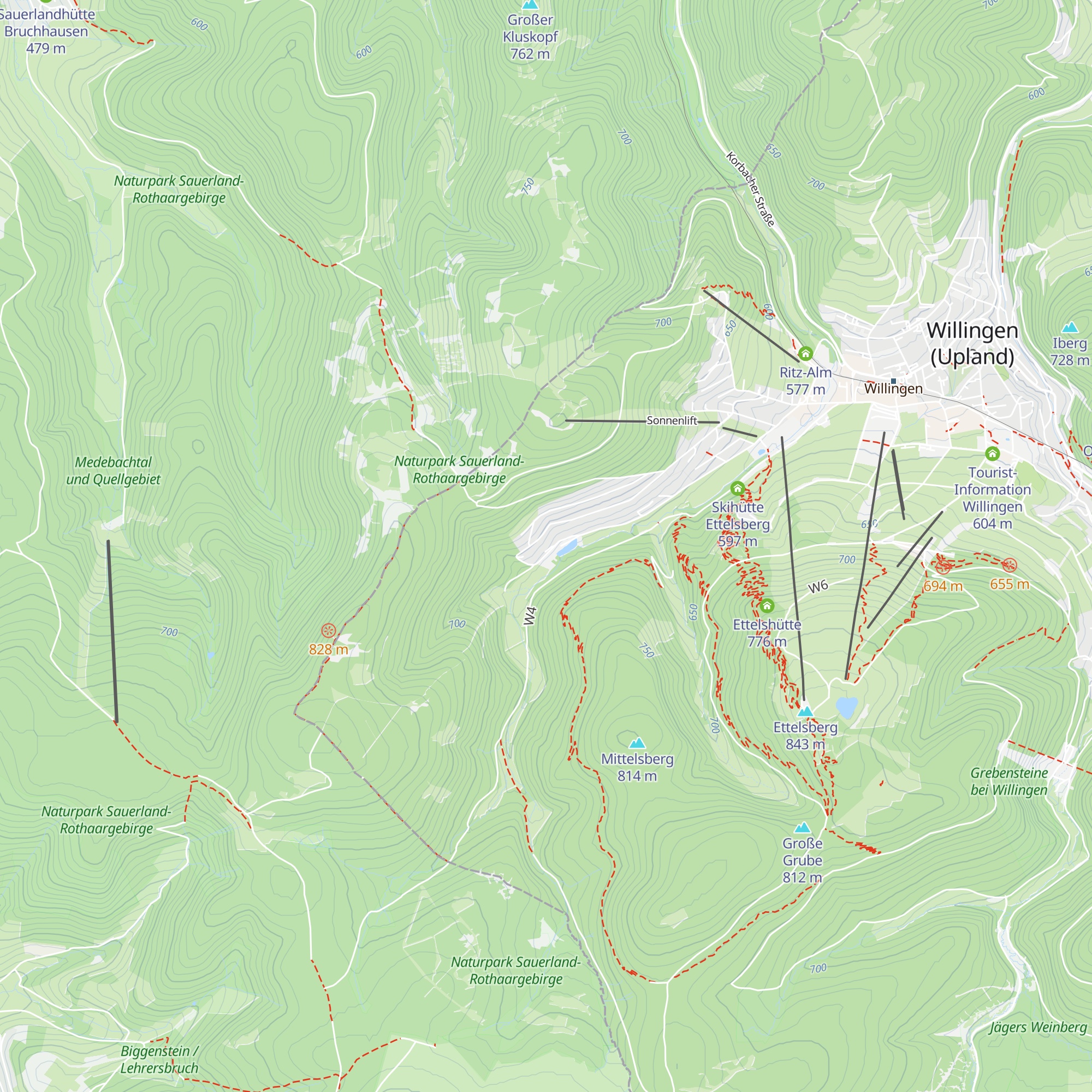 Essener Skihütte map