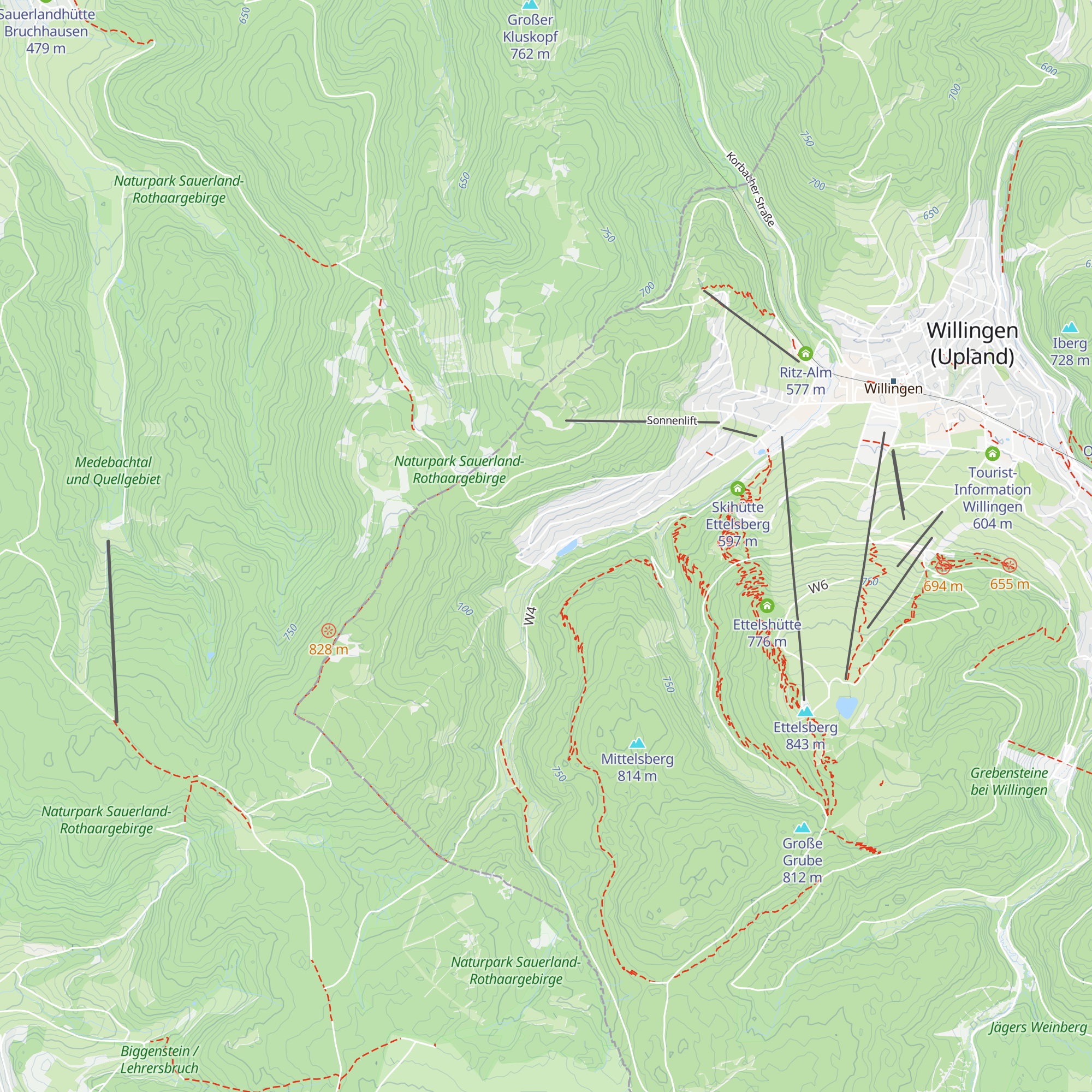 Essener Skihütte map