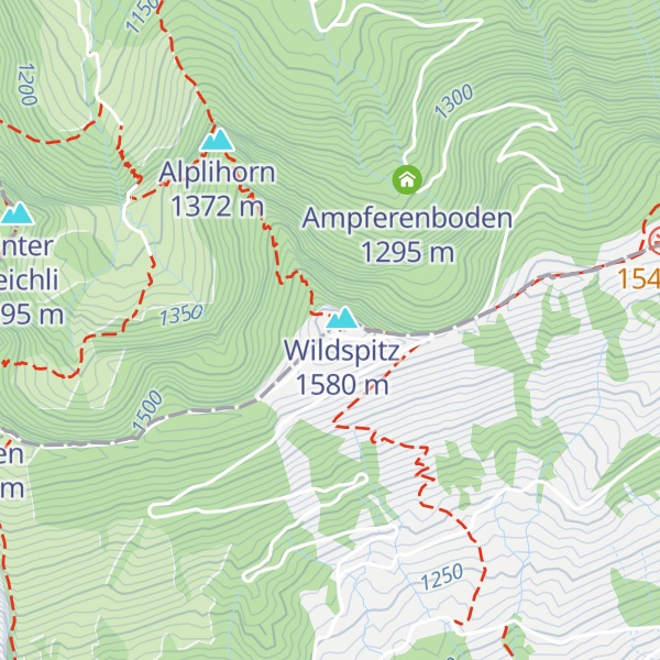 Map of Berggasthaus Wildspitz