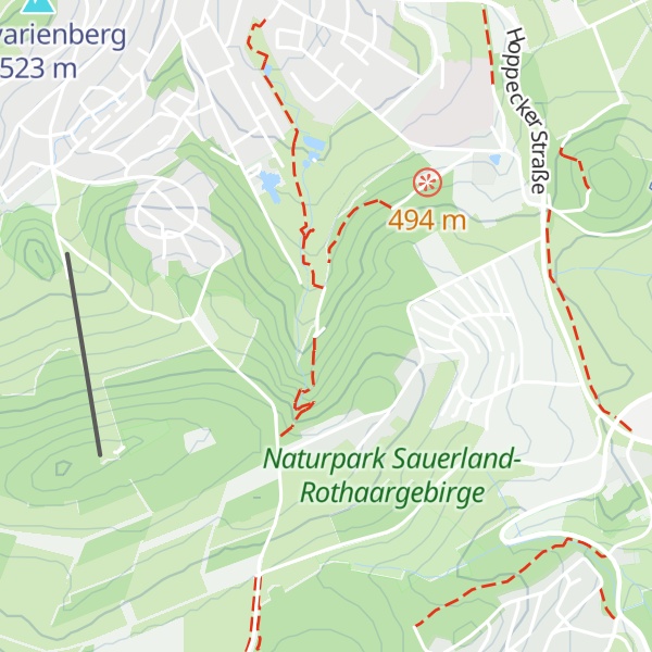 Map of Brilons Kurparkhütte