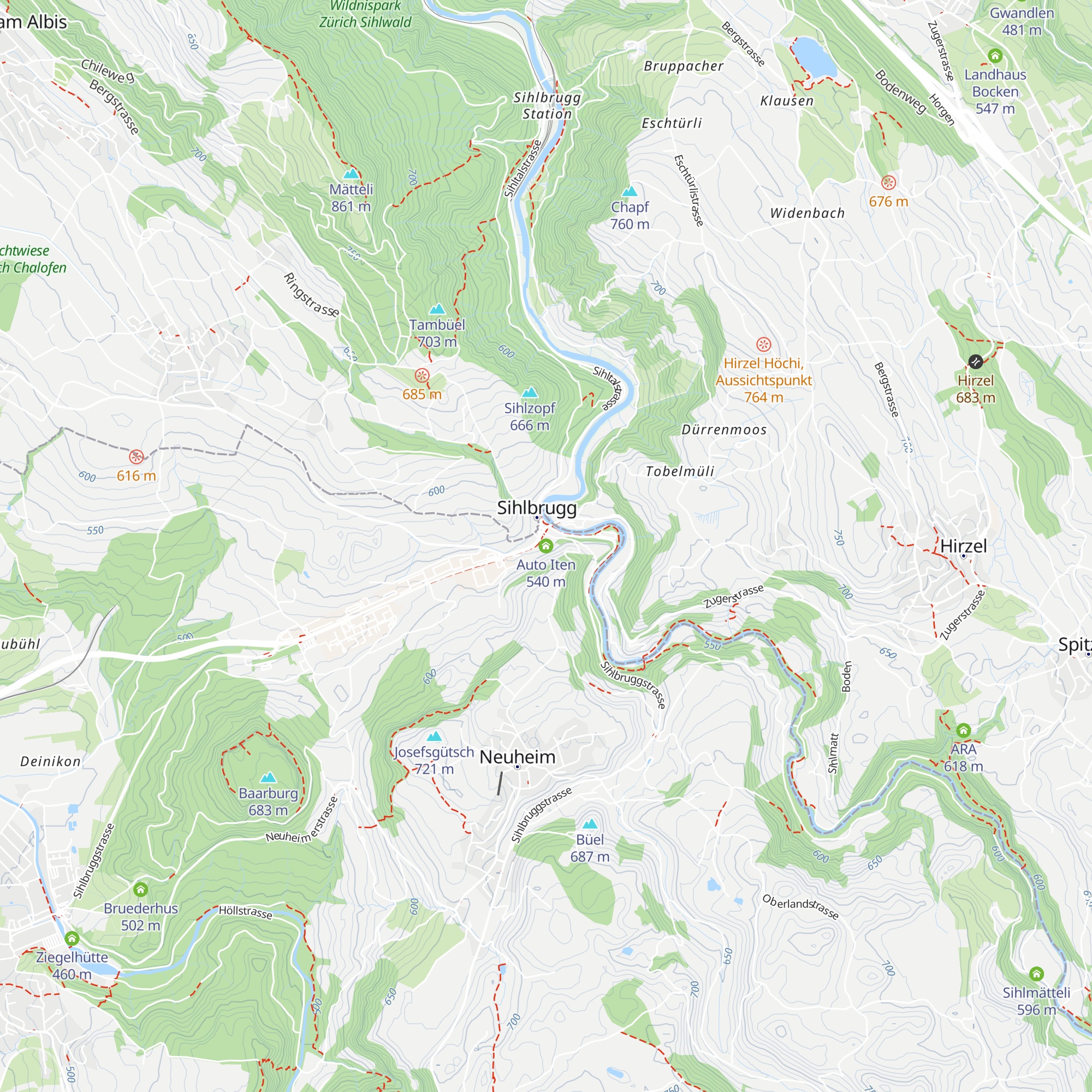 Auto Iten map
