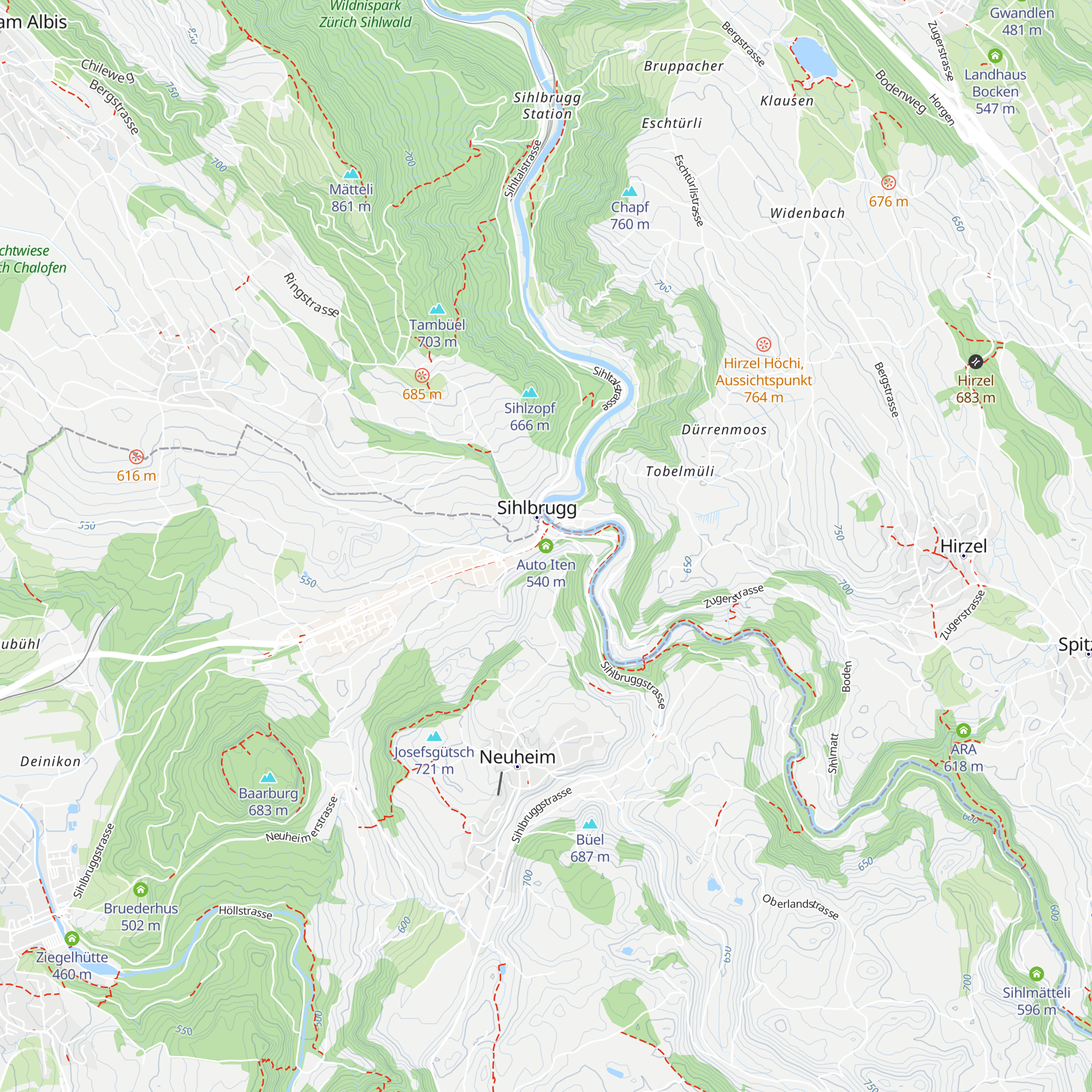 Auto Iten map