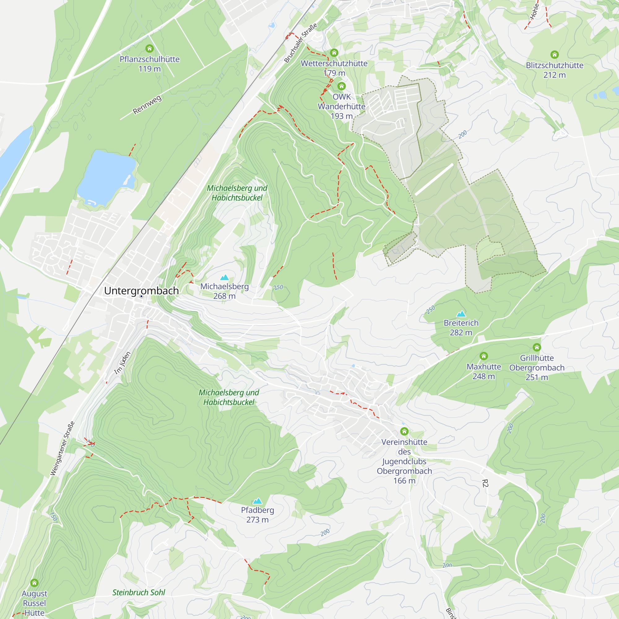 Weinberghütte map