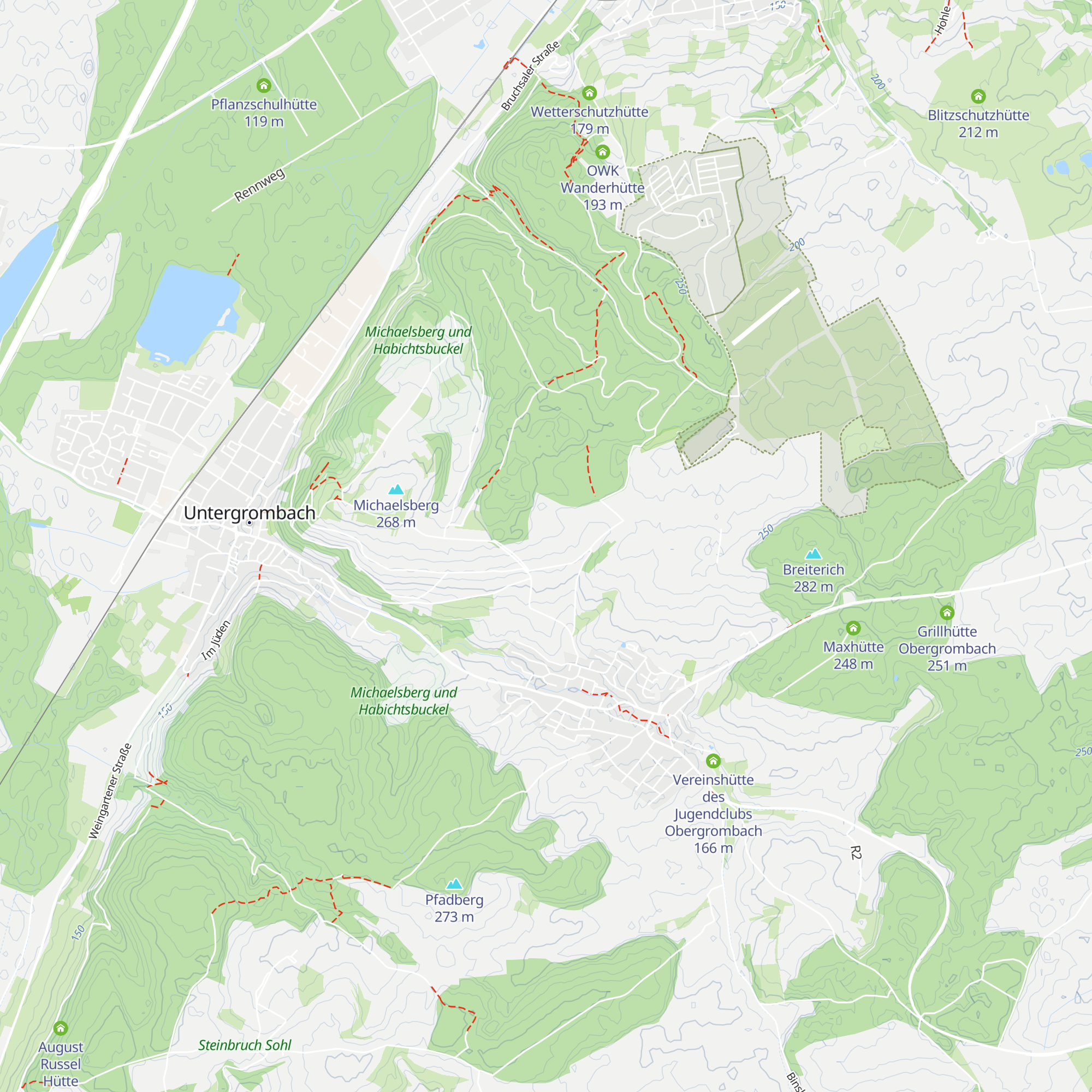 Weinberghütte map