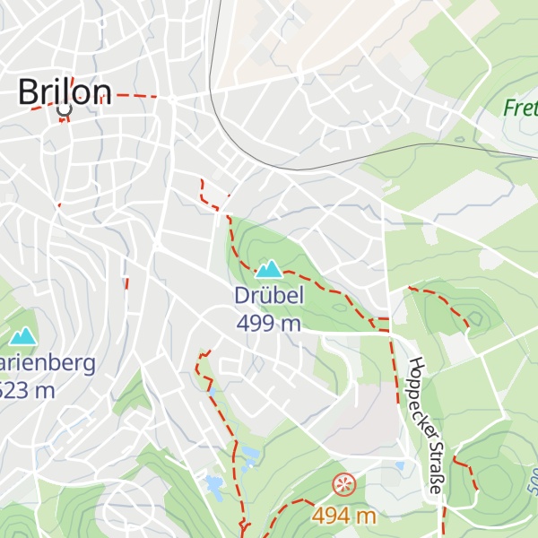 Map of Drübel
