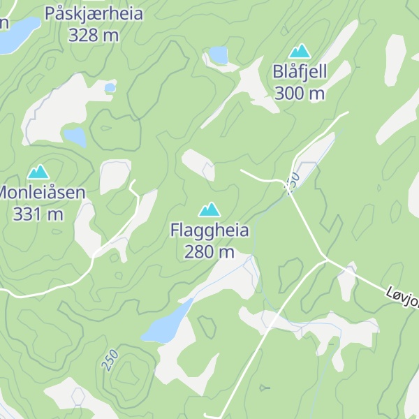 Map of Flaggheia