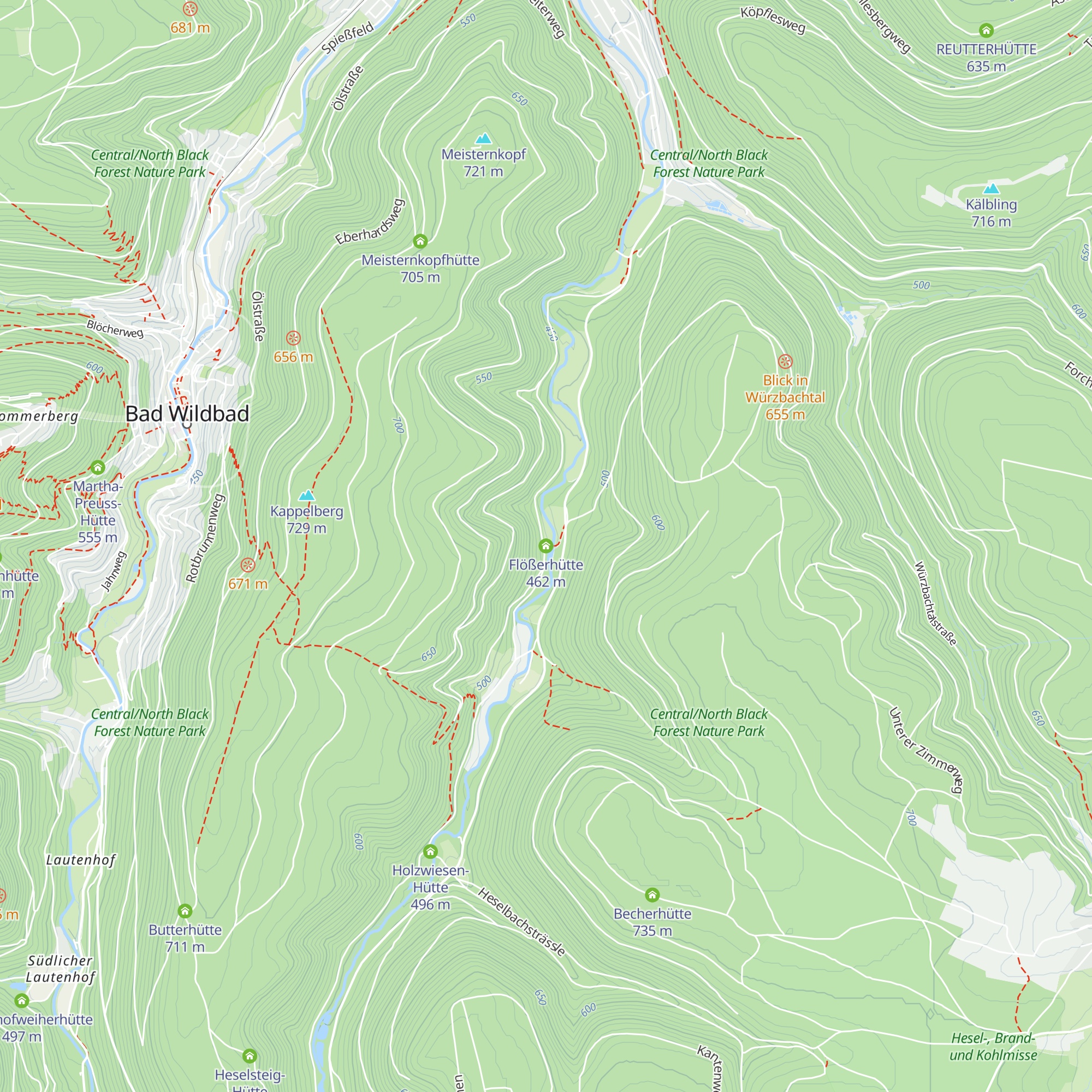 Flößerhütte map
