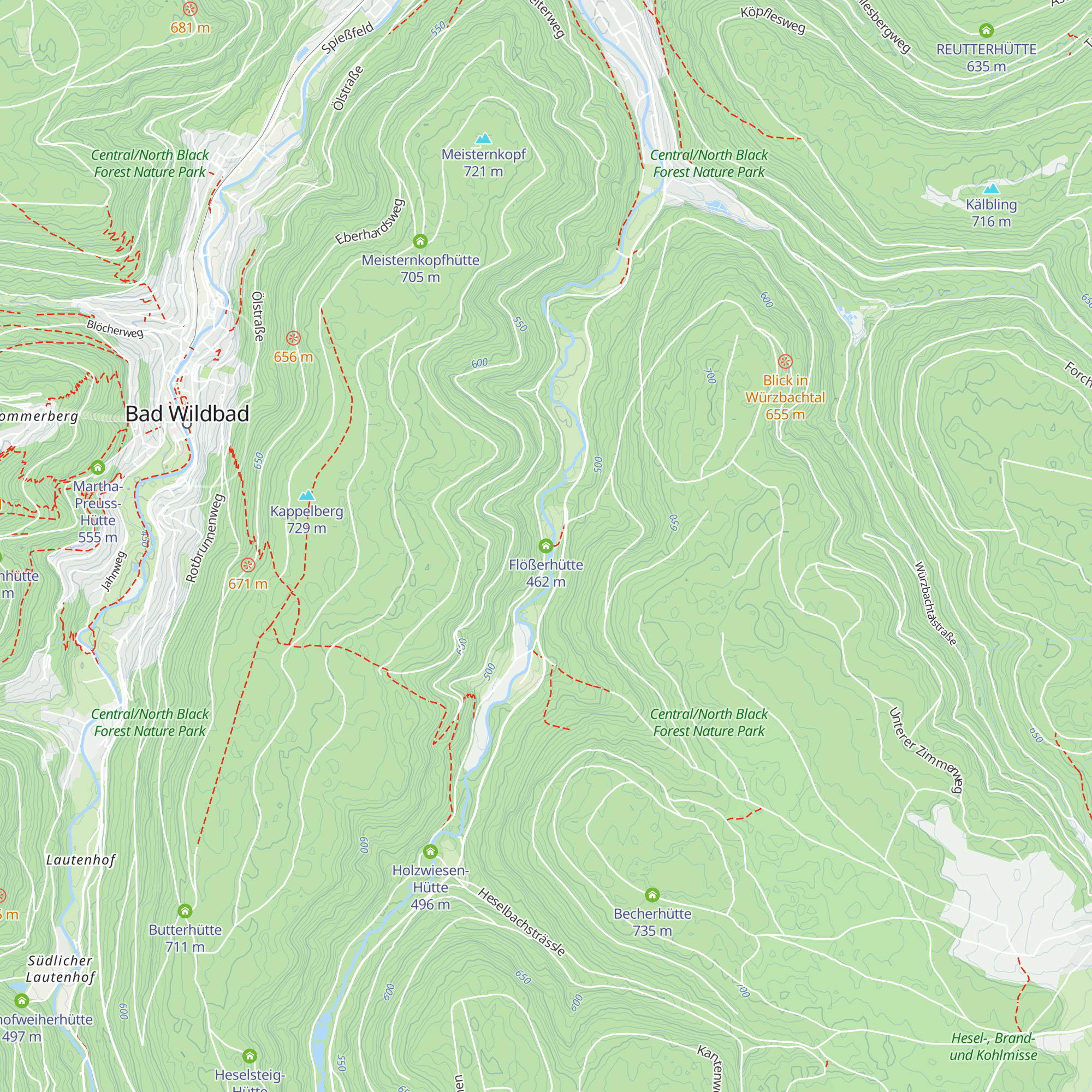 Flößerhütte map