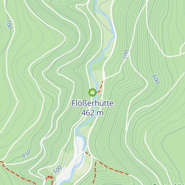 Map of Flößerhütte