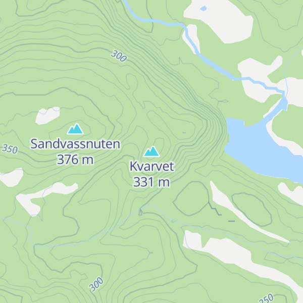 Map of Kvarvet