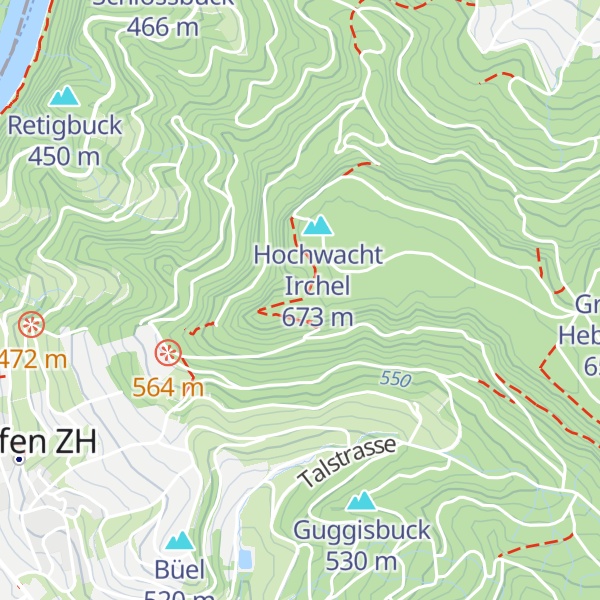 Map of Hörnli