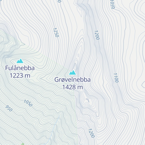 Map of Grøvelnebba