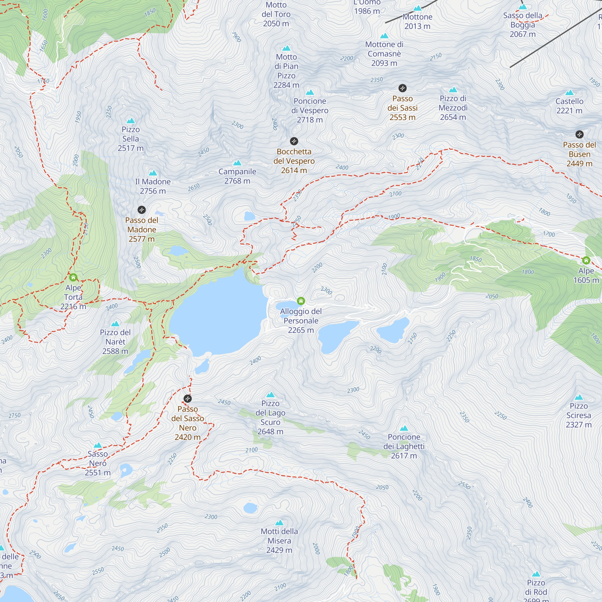 Alloggio del Personale map