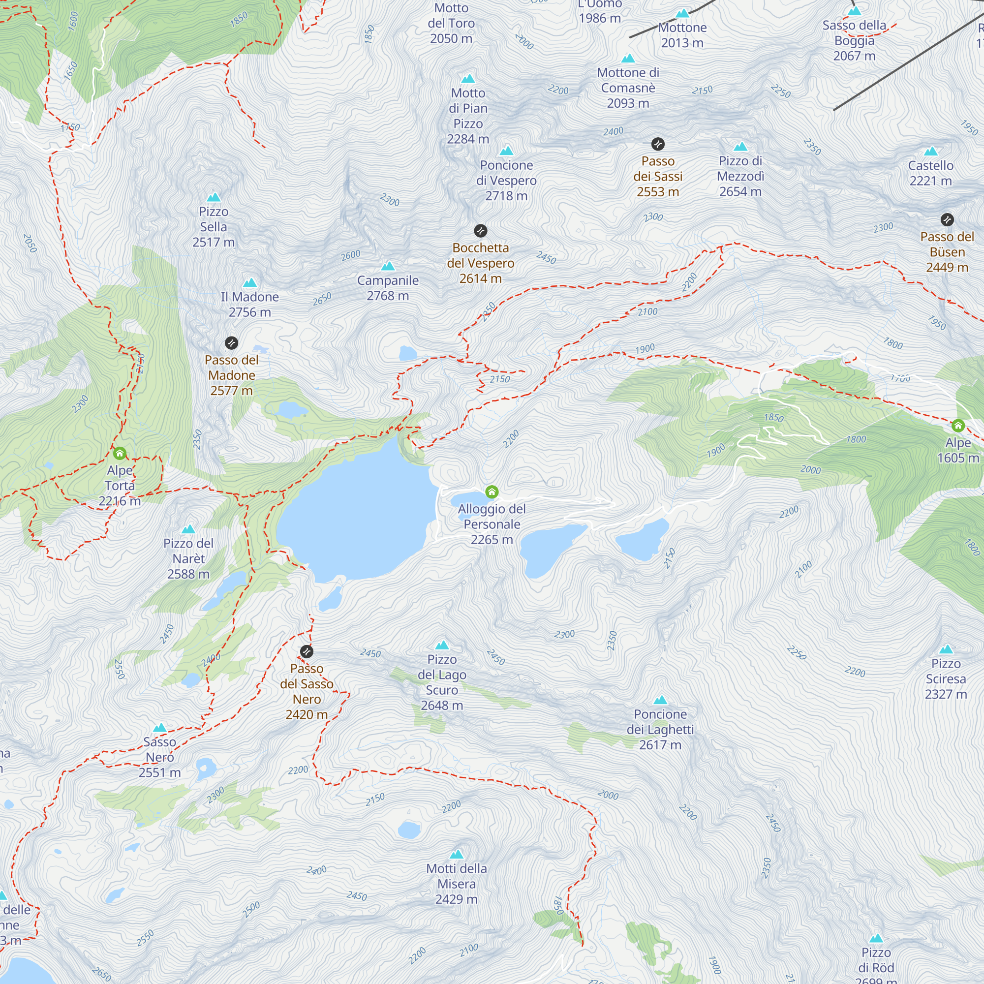 Alloggio del Personale map