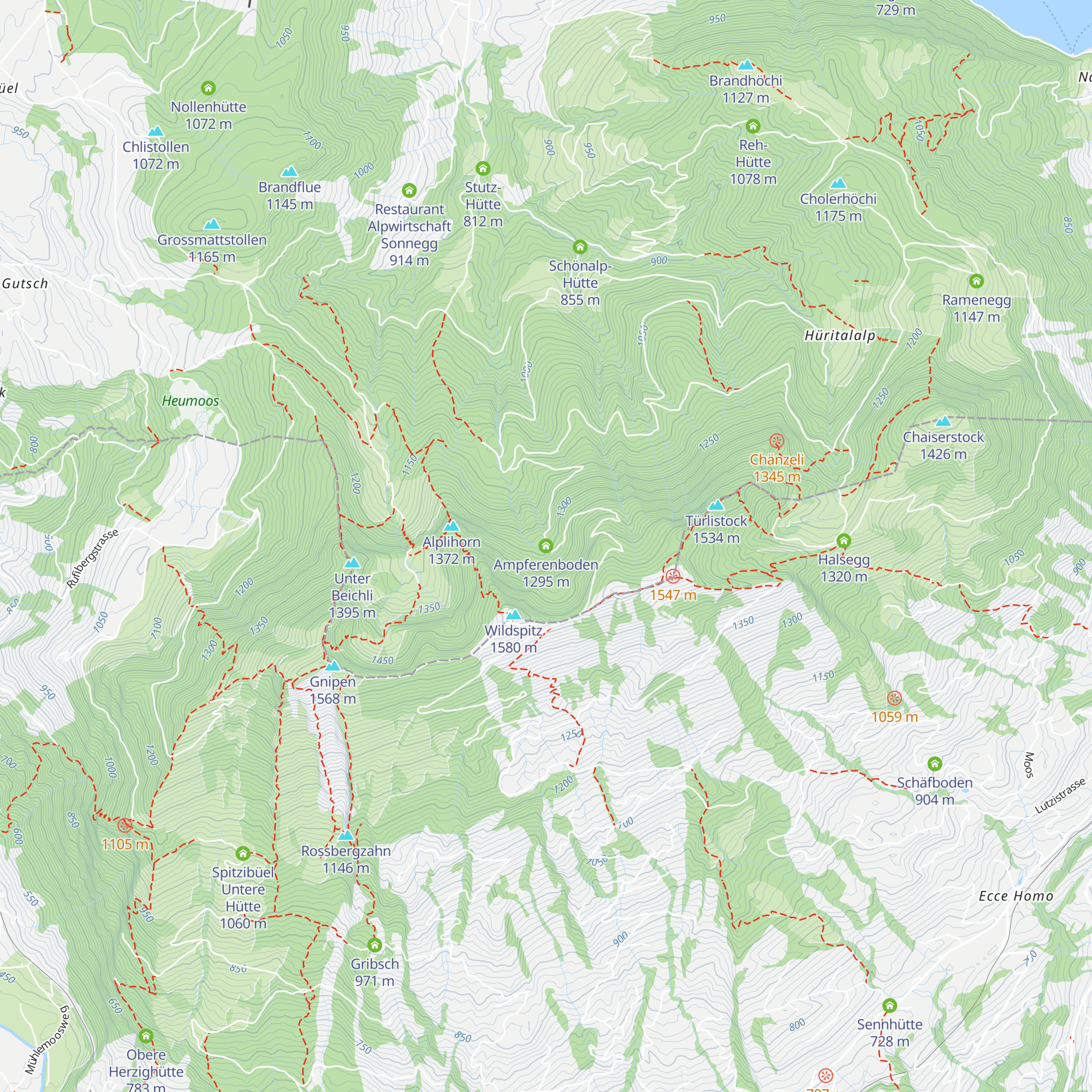 Ampferenboden map