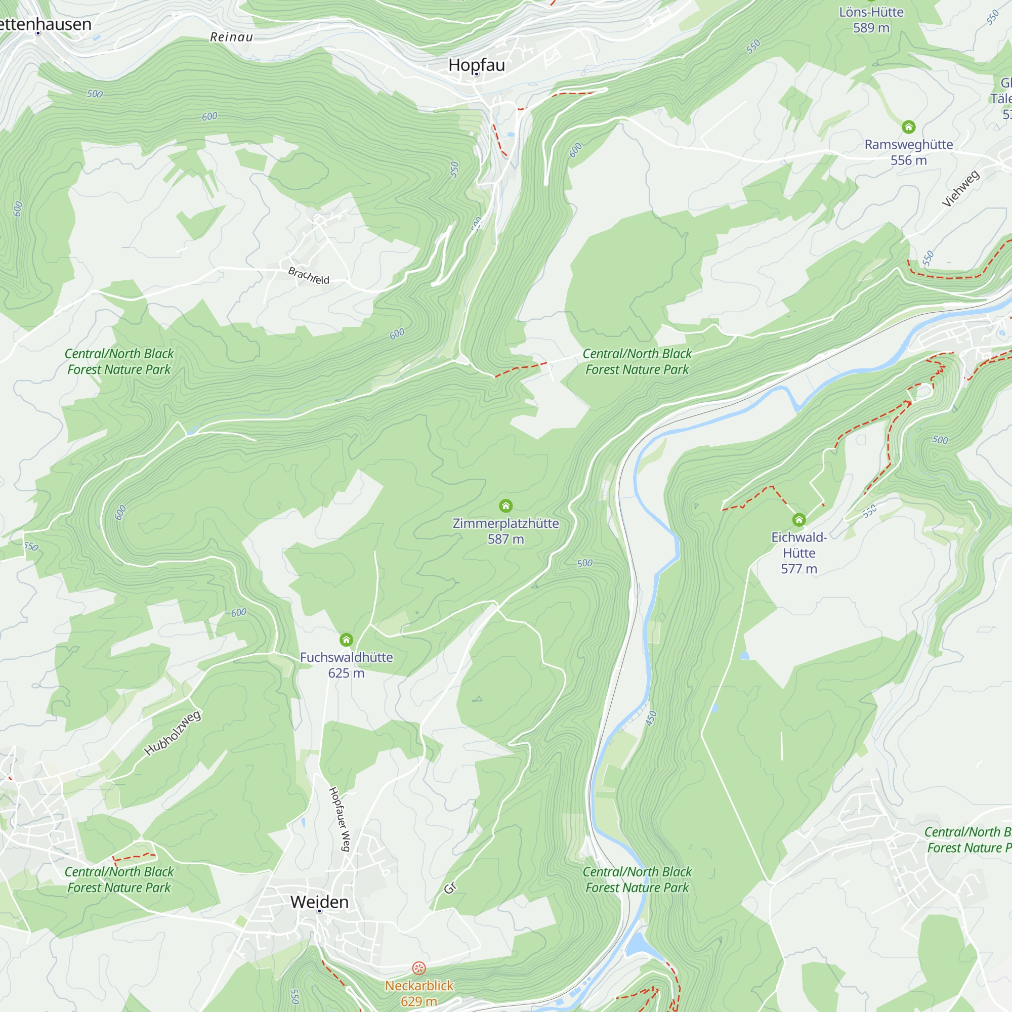 Zimmerplatzhütte map