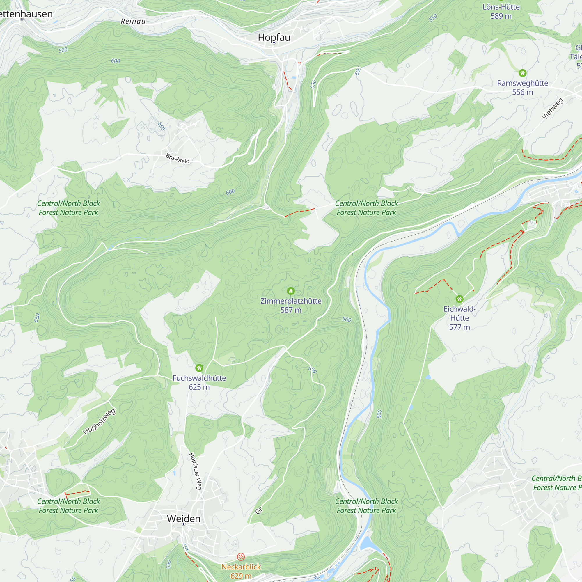 Zimmerplatzhütte map