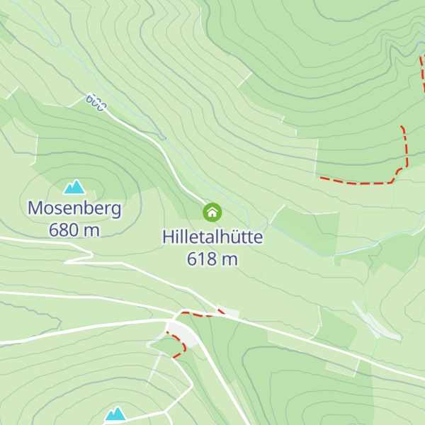 Map of Hilletalhütte